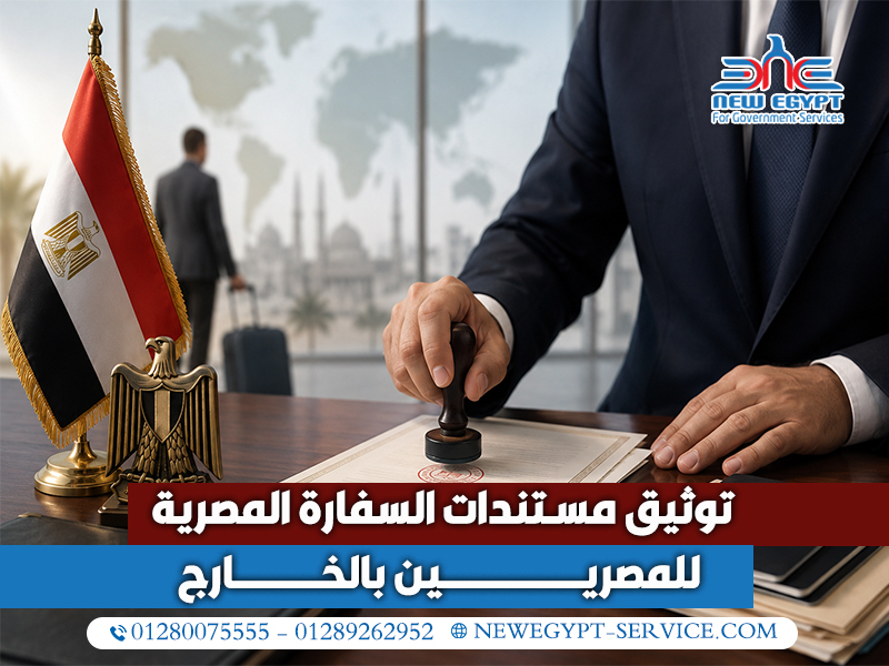توثيق مستندات السفارة المصرية للمصريين بالخارج