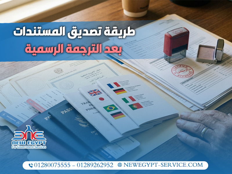 طريقة تصديق المستندات بعد الترجمة الرسمية